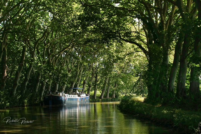 The Canal du Midi. France. Waterways. 